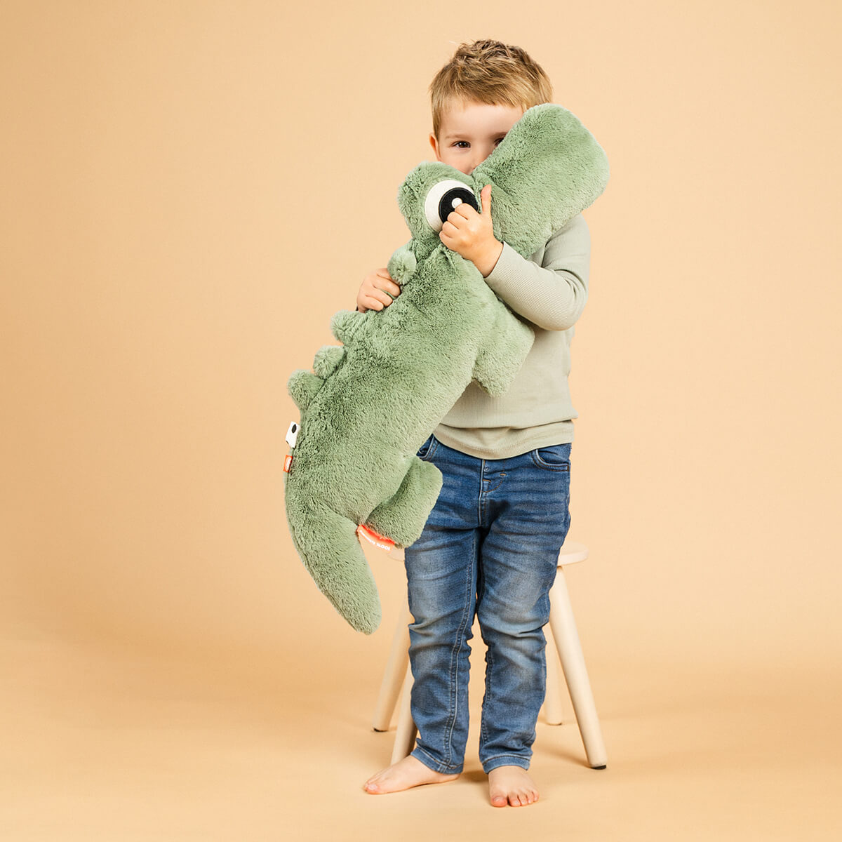 Done by Deer міяка іграшка Cuddle friend Croco, зелений – інтернет-магазин Done by Deer