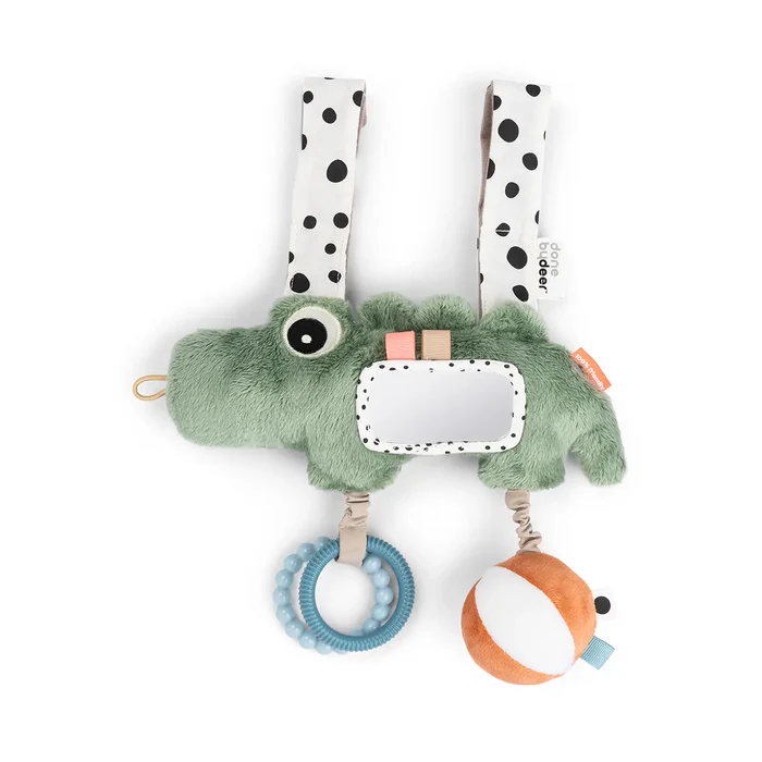 Done by Deer підвісна іграшка активності Croco, зелений – інтернет-магазин Done by Deer