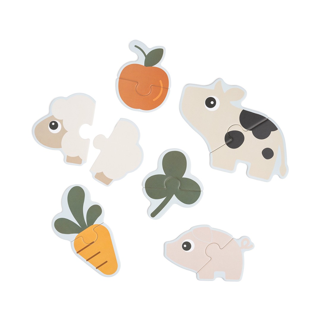 Done by Deer перший набір пазлів Tiny Farm, мікс – інтернет-магазин Done by Deer